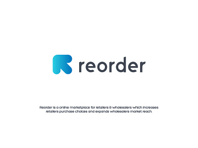 Reorder creative design grahic logo marketplace minimal reorder simple