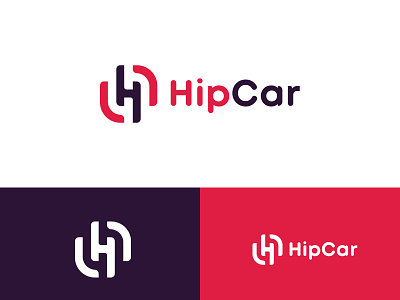 HipCar branding car clean clever creative design dribbble graphic icon illustrator logo mark minimal minimalist modern monogram simple