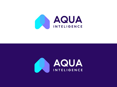 Aqua Inteligence branding clean clever construction creative design dribbble graphic icon illustration illustrator logo mark minimal minimalist modern monogram overlapping simple