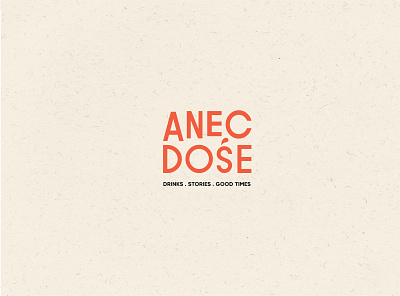 ANECDOSE LOGO logo typography