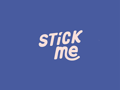 Stick Me Logo branding branding design design graphic design logo vector