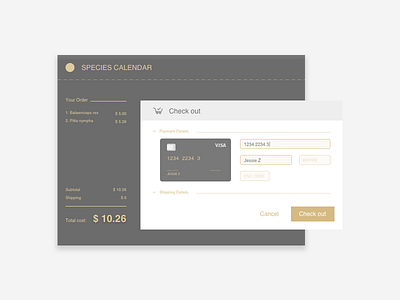 Daily UI #002 Credit Card Checkout