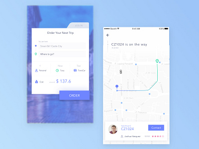 Daily UI #020 Location Tracker car daily ui location map taxi tracker ui ux