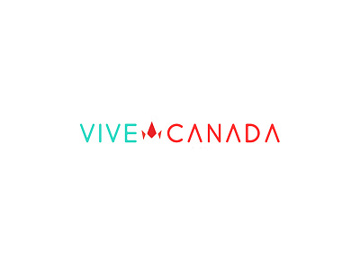 Vive Canada Brand brand branding canada logo logotype simple