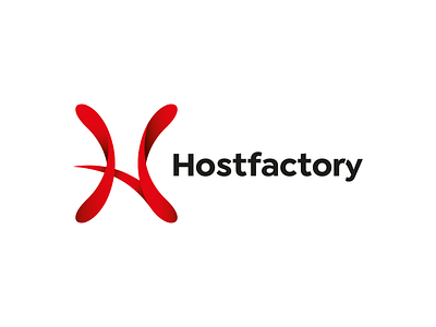 Logodevelopment Hostfactory branding corporate design hosting company logo