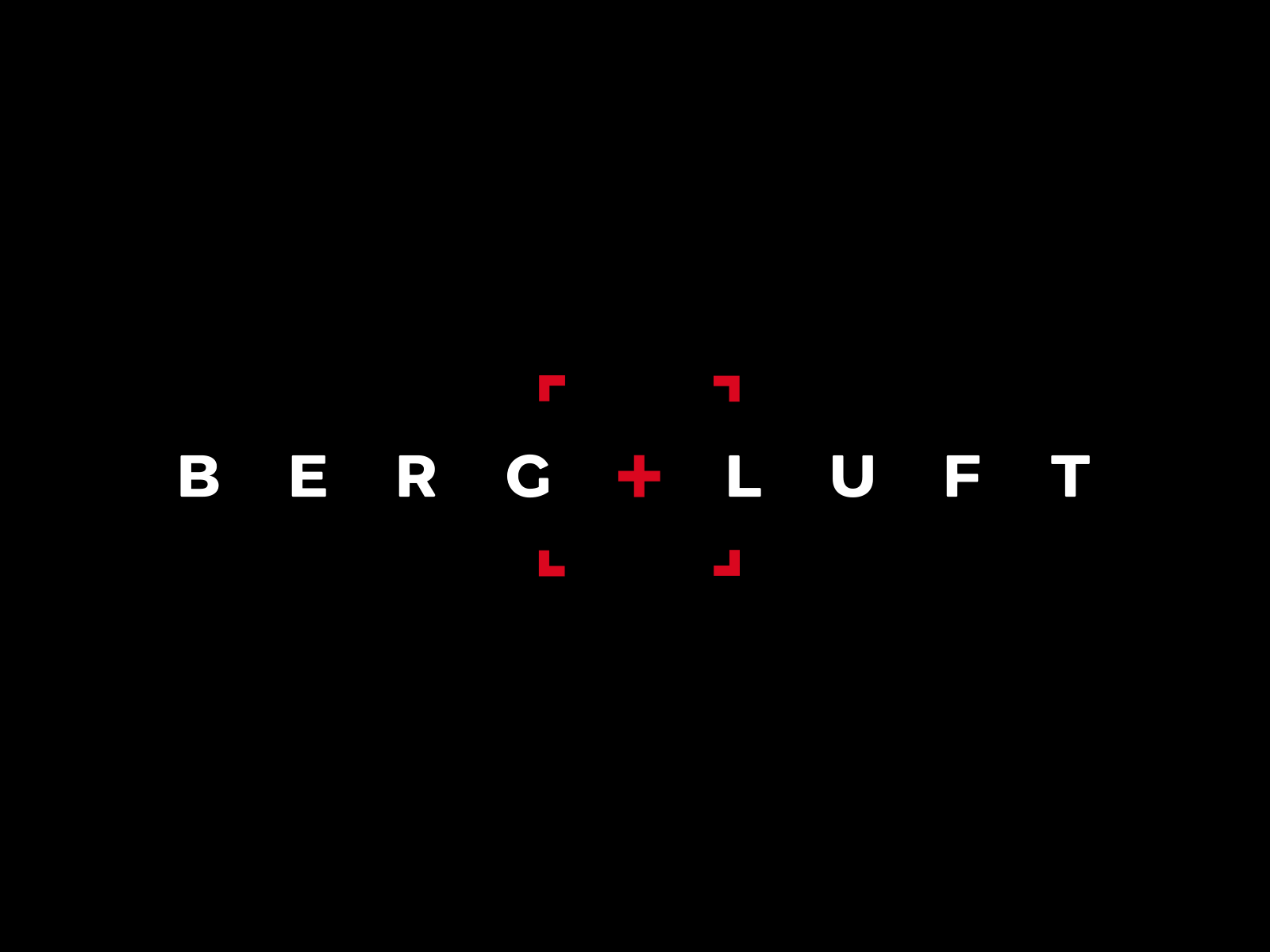 Logo animation Berg + Luft branding logoanimation logodesign motion design motiongraphics swiss