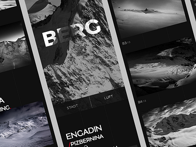 Mobile webdesign "Berg + Luft" 2