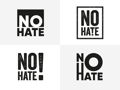 Fashion label NO HATE blackwhite branding fashion fashionlabel label logo nocolour nohate norace