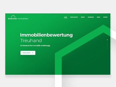 Webdesign + webdevelopment bruehwiler-immobilien.ch 8chdesign clean design immobilien minimal photoshop property responsive swiss ui ux web webdesign webdevelopment website wordpress