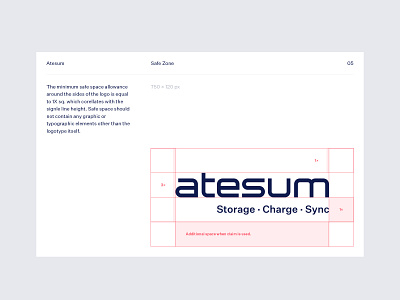 Atesum Logo Brand Guidelines brandguidelines manual swissdesign