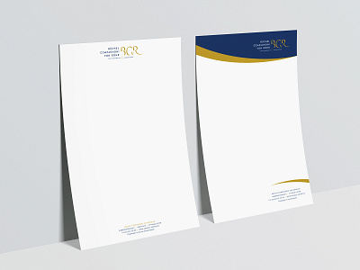 Letterhead options BCvR law lawyer letterhead stationery stationery design swiss