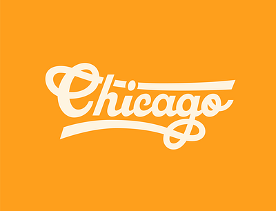 Chi-Town chicago design illustration logodesign pizza script script lettering type design typography typography art typography logo vector