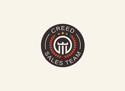 Creed Emblem badge design badge hunting brand identity brand system branding emblem design freelance freelance designer graphic design identity design logo logo concept logo design typography vector