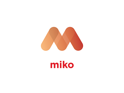 Miko branding corporate logo identity design logo design minimal modern social media tech logo