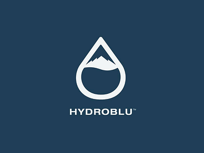 HYDROBLU brand identity branding design design freelance design local business logo design modern logo