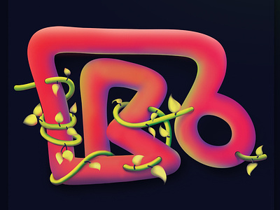 Bo bo brand design concept illustration personal branding