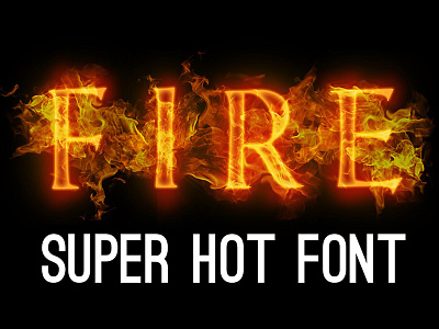 Fire font burn fire flame font friday rock sale