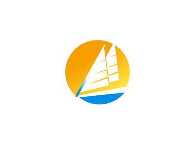 Golden Sailing Design icon logo