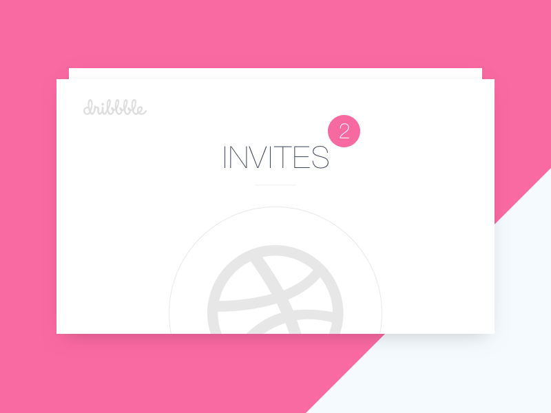 Dribbble invitation invite invitations dribbble design