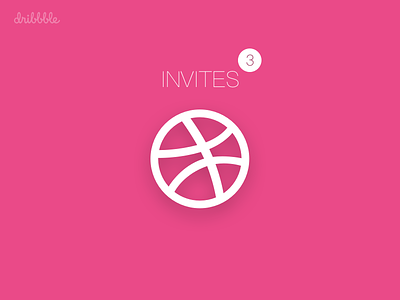 Dribbble Invitation x3 design dribbble invitations invite