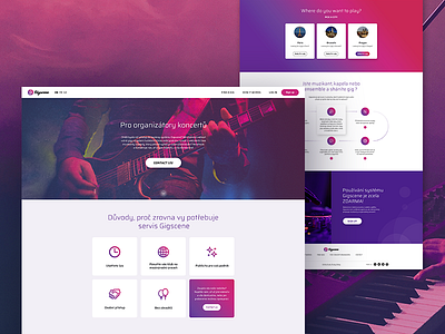 Don't you know what the GIG is? Check this out. design event app gig music pixelmate ux webdesign website
