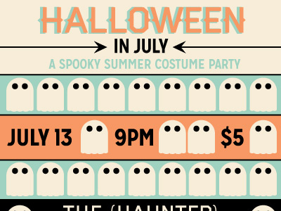 Halloween in July Poster poster