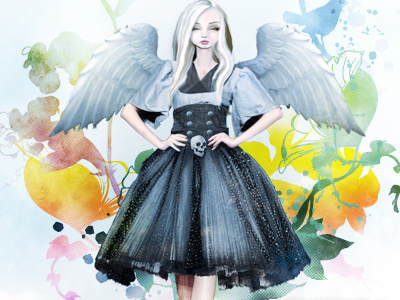 watercolor angel angel photoshop wings