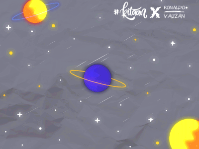Space for Life Animation 2d animation animation moon motion graphic planet space star