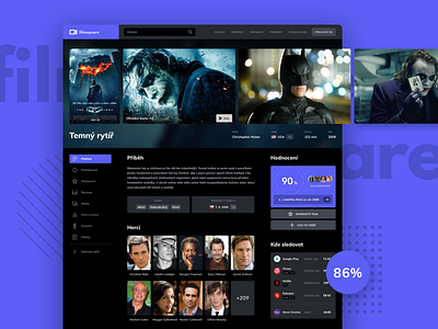Filmsquare - Movie Profile batman black cinema film gallery imdb magazine movie netflix profile rating review webdesign