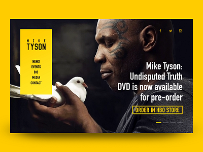 Mike Tyson - homepage animation box clean homepage mike news slideshow tyson yellow