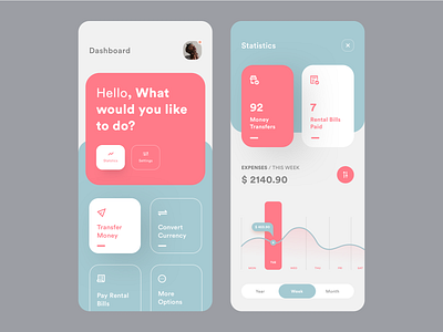 UI Design: All-in-one Banks App Concept app artist bank colors conceptual dashboard design designer illustration logo palette sketch statistic stats typography ui ux vector