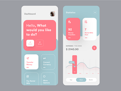 UI Design: All-in-one Banks App Concept