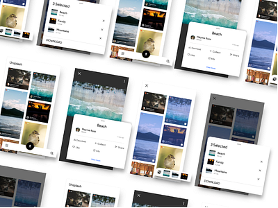 Unsplash Wallpaper App ( Material Design 2.0) 2018 android app design icon logo material typography ui ux web