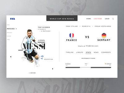 Fifa Page UI app branding design illustration logo type typography ui ux vector web