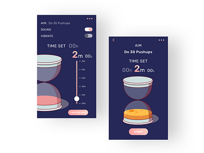 Countdown Timer App UI app branding design designer dribbble follow graphic home house illustration illustrator logo minimal sketch type typography ui ux vector web