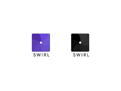 Swirl App Icon android app app icon design black branding design flat icon ios logo purple sketch swirl ui ui ux ux design vector