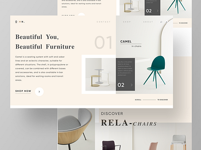 MN Furniture Hero Page⁣ app branding design designer dribbble furniture graphic hero illustration illustrator logo minimal sketch type typography ui ux vector web