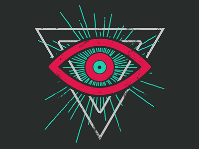 The Illuminati bold eye graphic design icon illuminati texture triangle