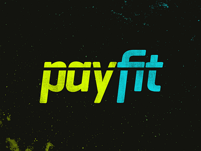 PayFit Concept branding fitness identity logo payfit rewards program texture