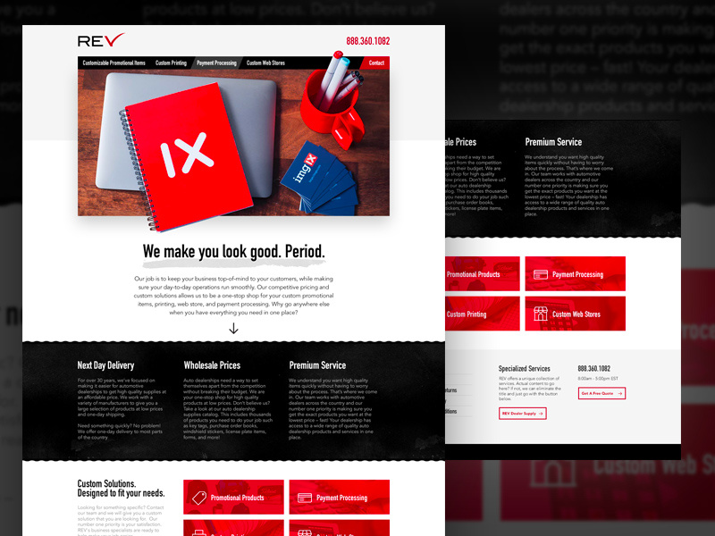 Rev website design interactive webdesign user-experience user-interface interface ux ui