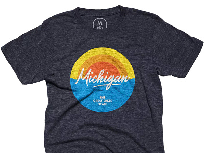 Michigan | The Great Lakes State apparel cotton bureau great lakes lakes michigan tshirt upper peninsula