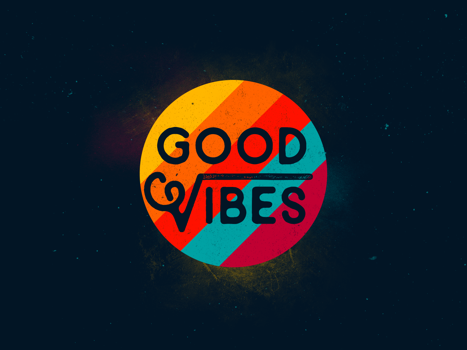 Good Vibes Virtual Yoga Logo Design | Unseen Creative Studio