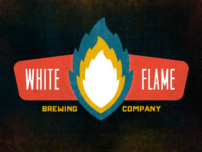 White Flame Brewing Company Colorized Concept