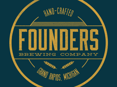 Founders Brewing Company brewery founders grand rapids logo michigan moonshiner seal grand rapids michigan