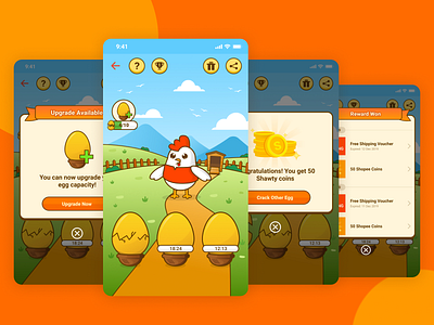 Egg Crack Mobile App Game