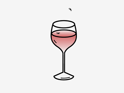 Flies In A Glass Of Wine