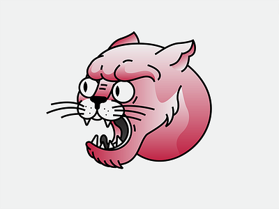 pink panther fanart by Tsukihime on Dribbble