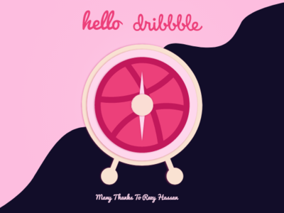 Hello Dribbble ilustrator xd