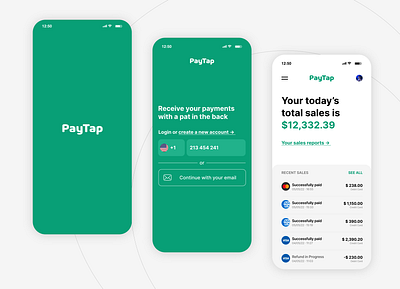 PayTap - Accept Contactless Payments With Your Phone android app apple apple ios branding design icon illustration iphone logo mobile mobile application mobile design mvp ui ux vector