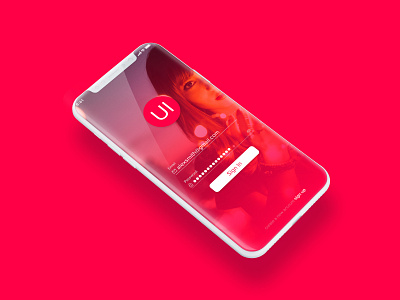 IOS App Sign In Page adobe xd animation app design ios logo minimal mobile sign in sign in page sign up sign up page simple ui ux web web design website